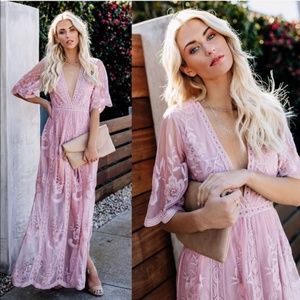 Thora Maxi lace Romper